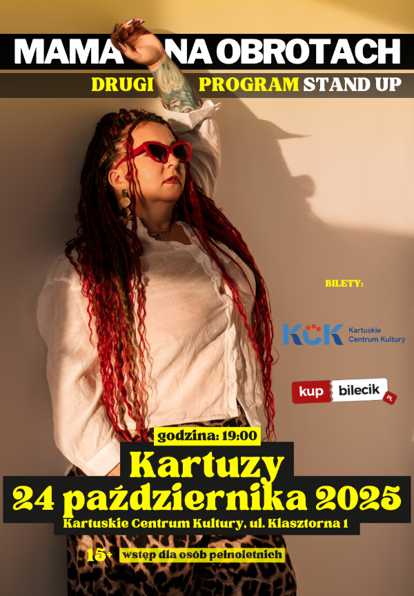 Slider - Wydarzenie: Stand-up – Mama na obrotach „Kiedyś, a dziś…