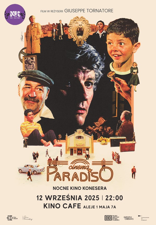 Slider - Film: Nocne Kino Konesera: Cinema Paradiso/Kino Cafe