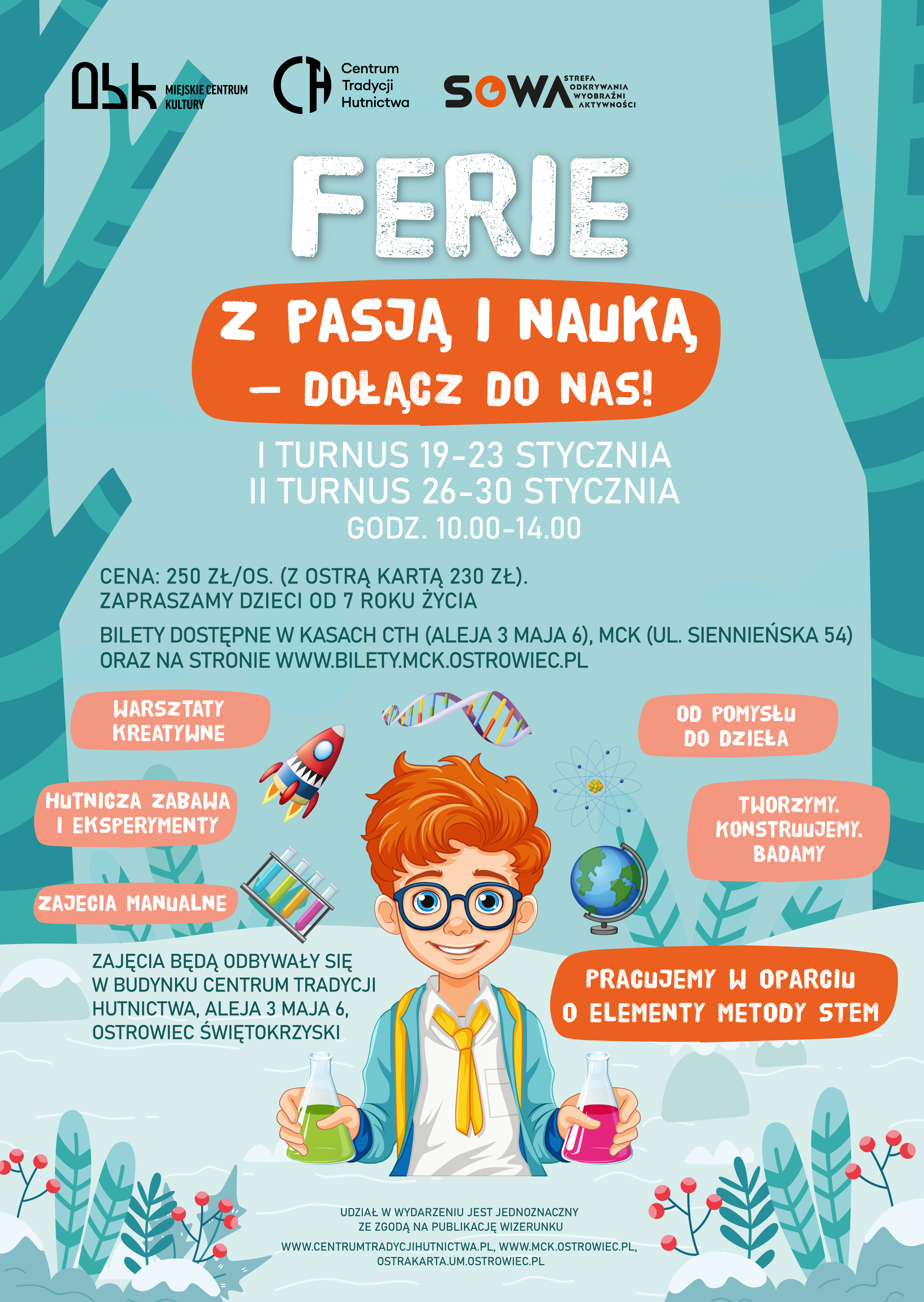 Slider - Wydarzenie: Ferie z pasją i nauką