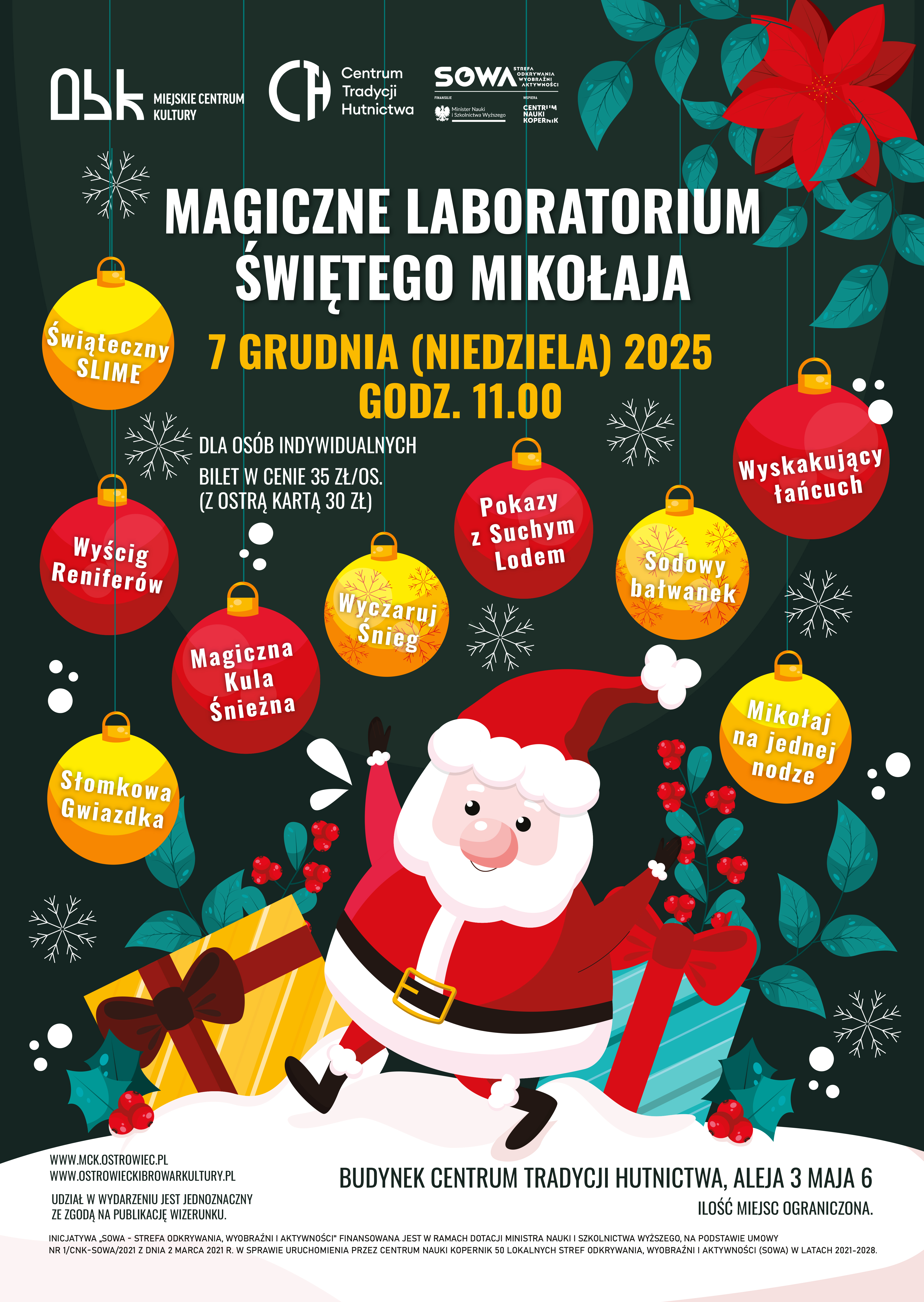 Slider - Wydarzenie: Magiczne Laboratorium Świętego Mikołaja