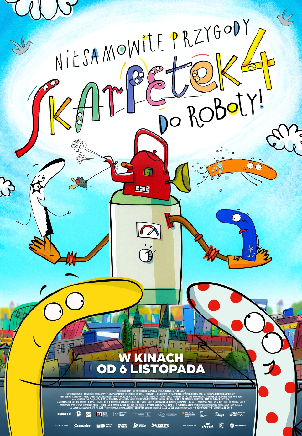 Slider - Film: NIESAMOWITE PRZYGODY SKARPETEK 4. DO ROBOTY!