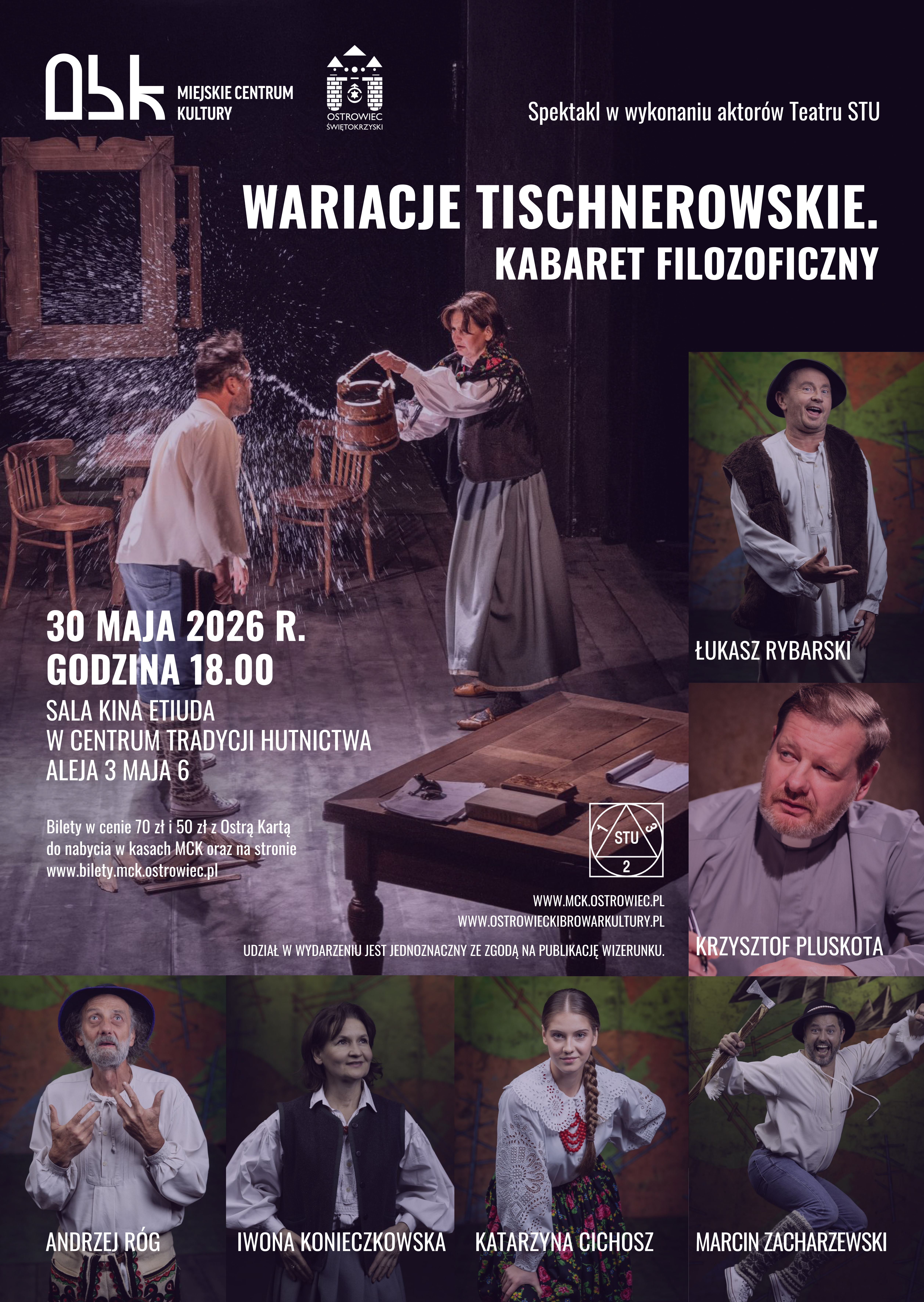 Slider - Spektakl: Spektakl "Wariacje Tischnerowskie"