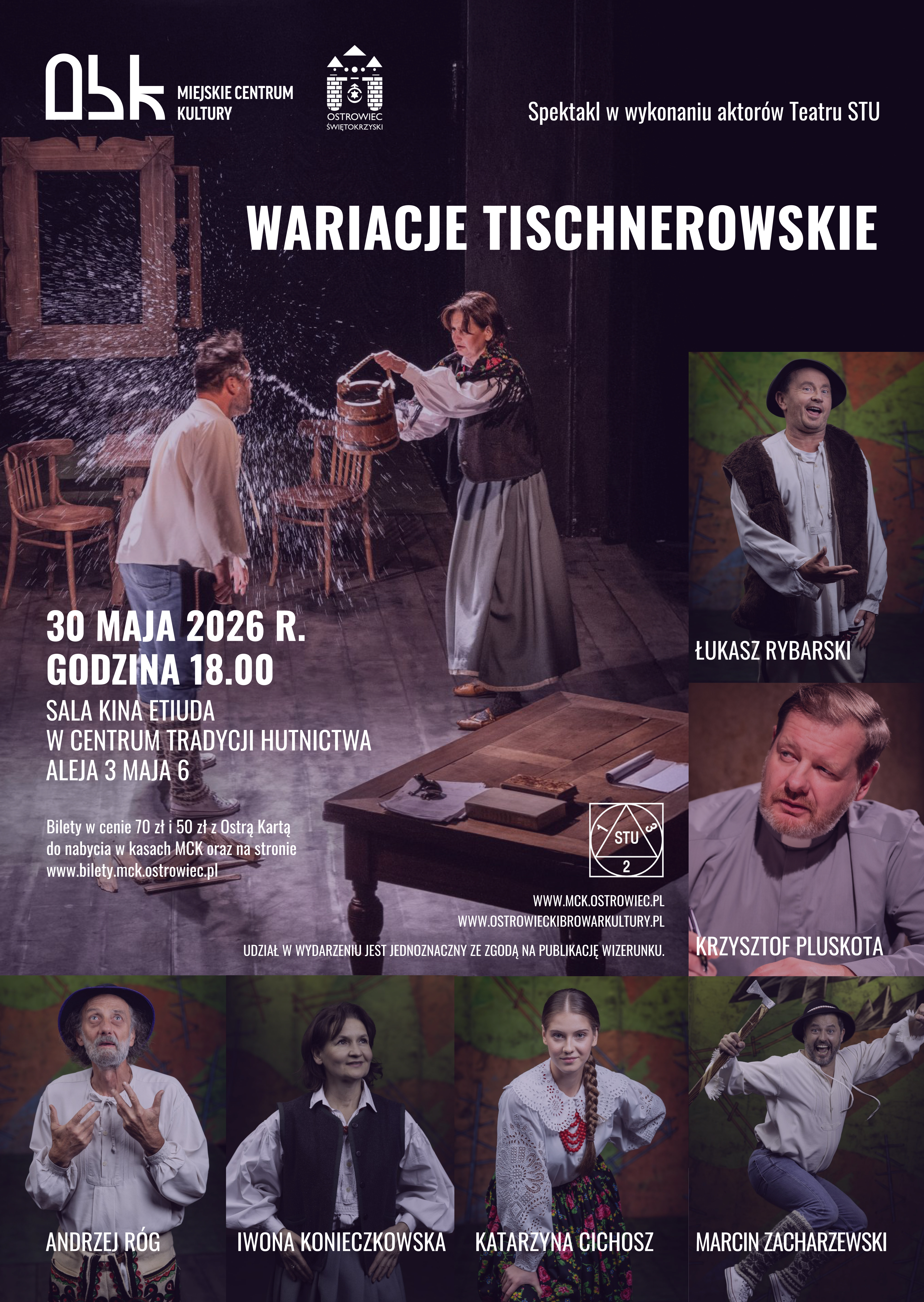 Slider - Spektakl: Spektakl "Wariacje Tischnerowskie"