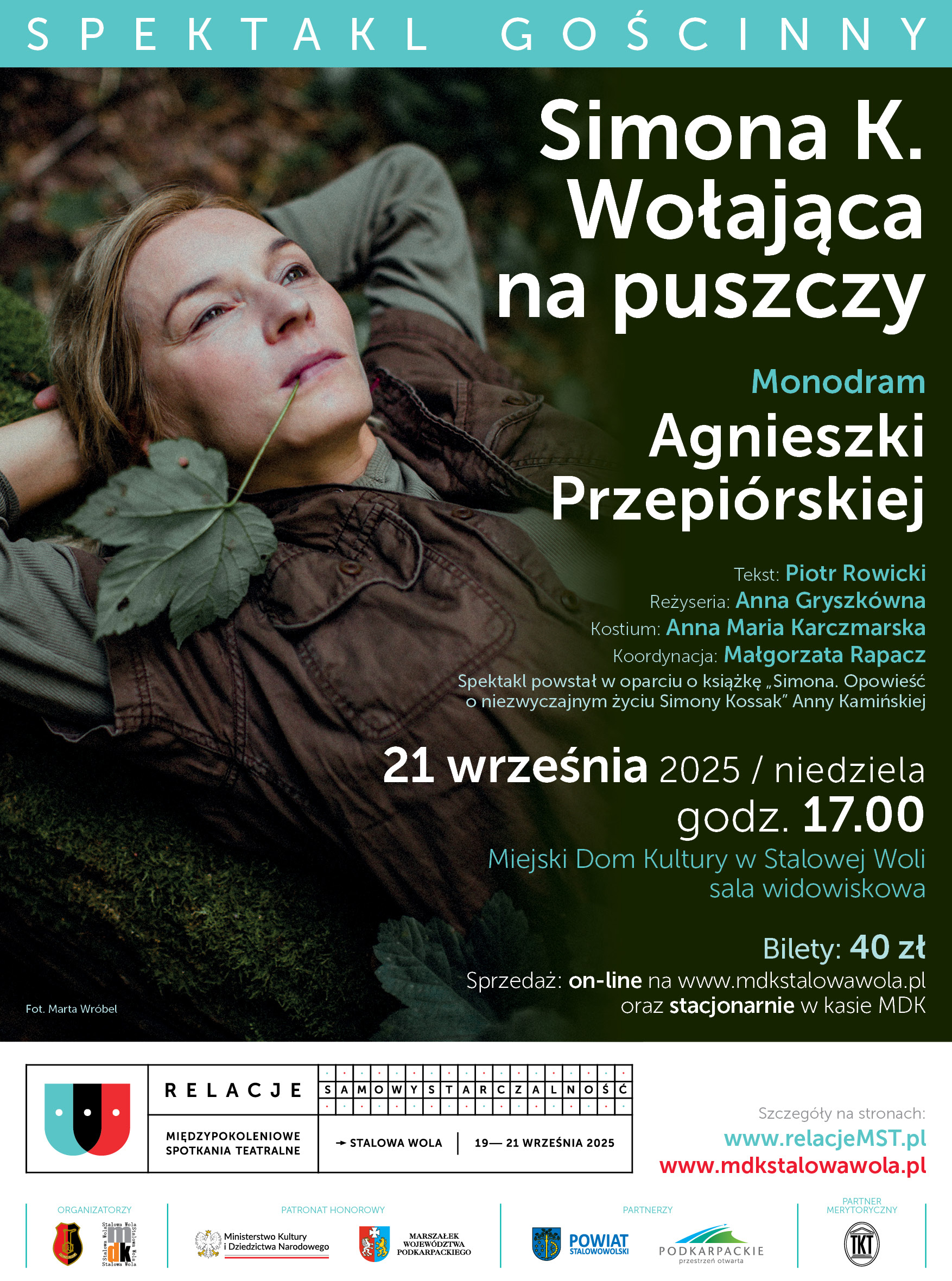 Slider - Spektakl: Simona K. Wołająca na puszczy