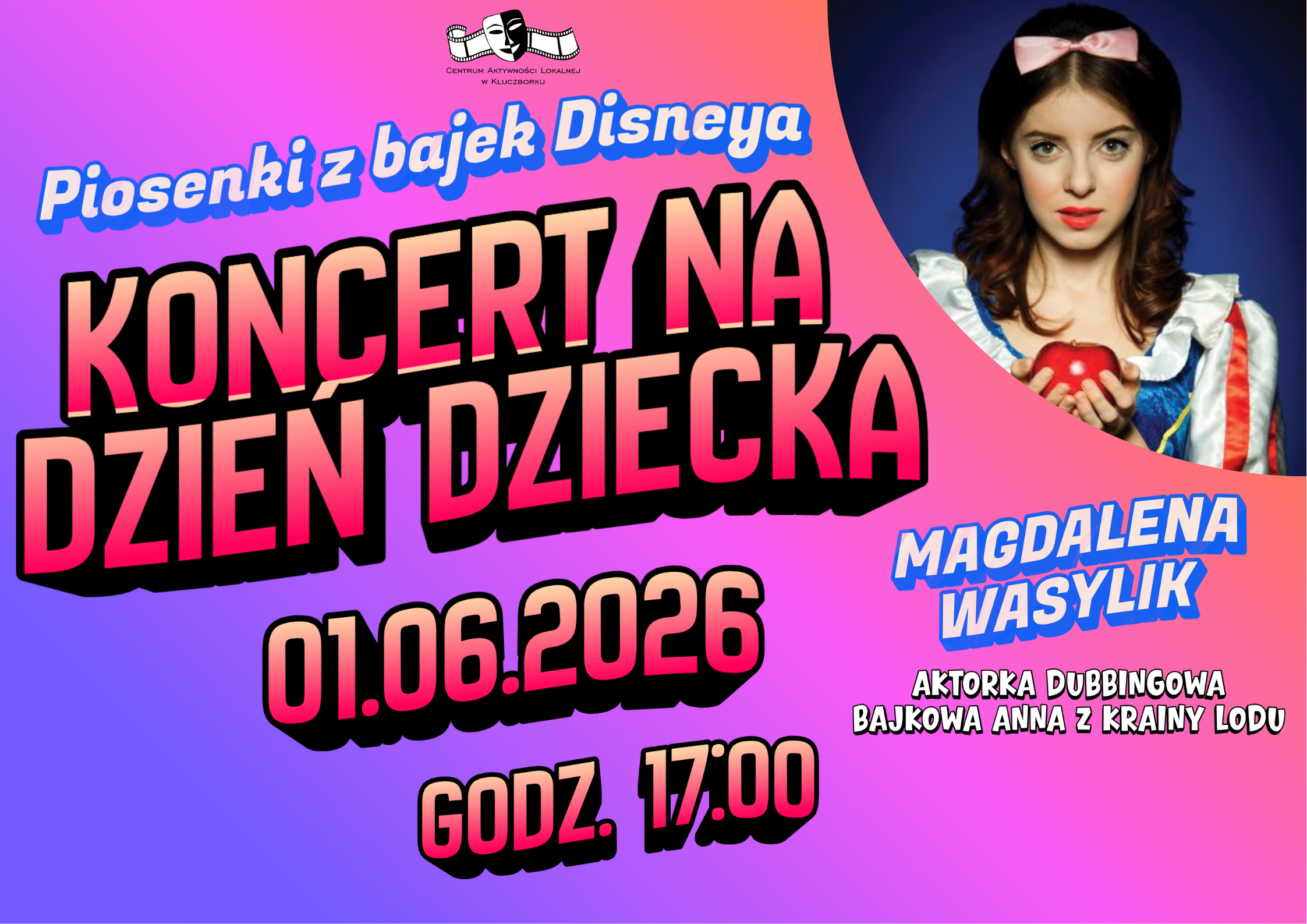 Slider - Koncert: Piosenki z bajek Disneya - Magdalena Wasylik