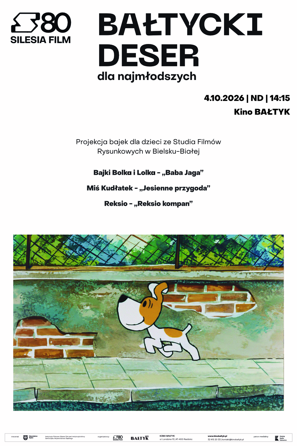Slider - Film: Bałtycki Deser Dla Najmłodszych: Bolek i Lolek - "Baba Jaga" | "Miś Kudłatek - "Jesienna przygoda" | "Reksio kompan"