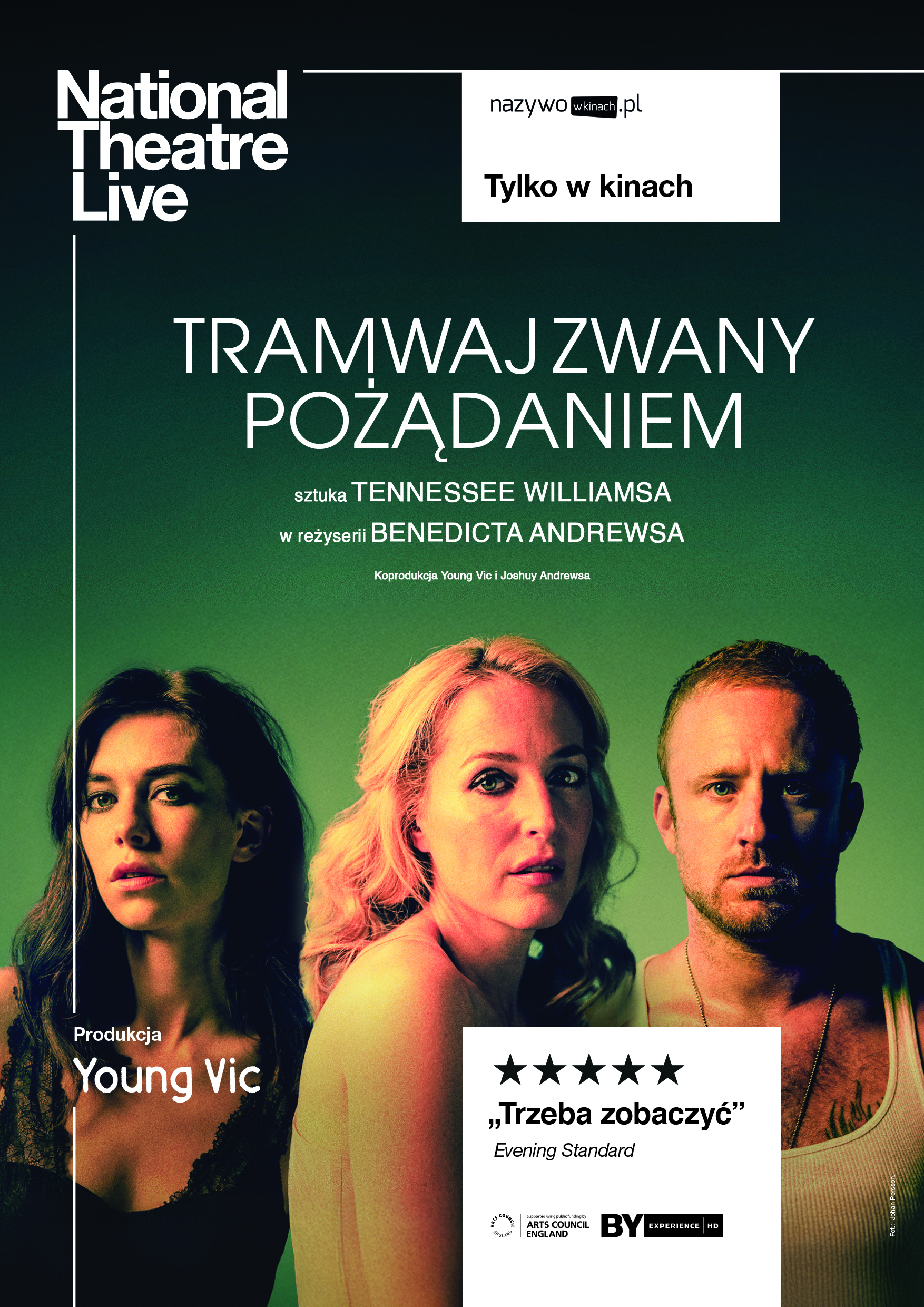 Slider - Spektakl: TEATR W KINIE: Tramwaj zwany pożądaniem