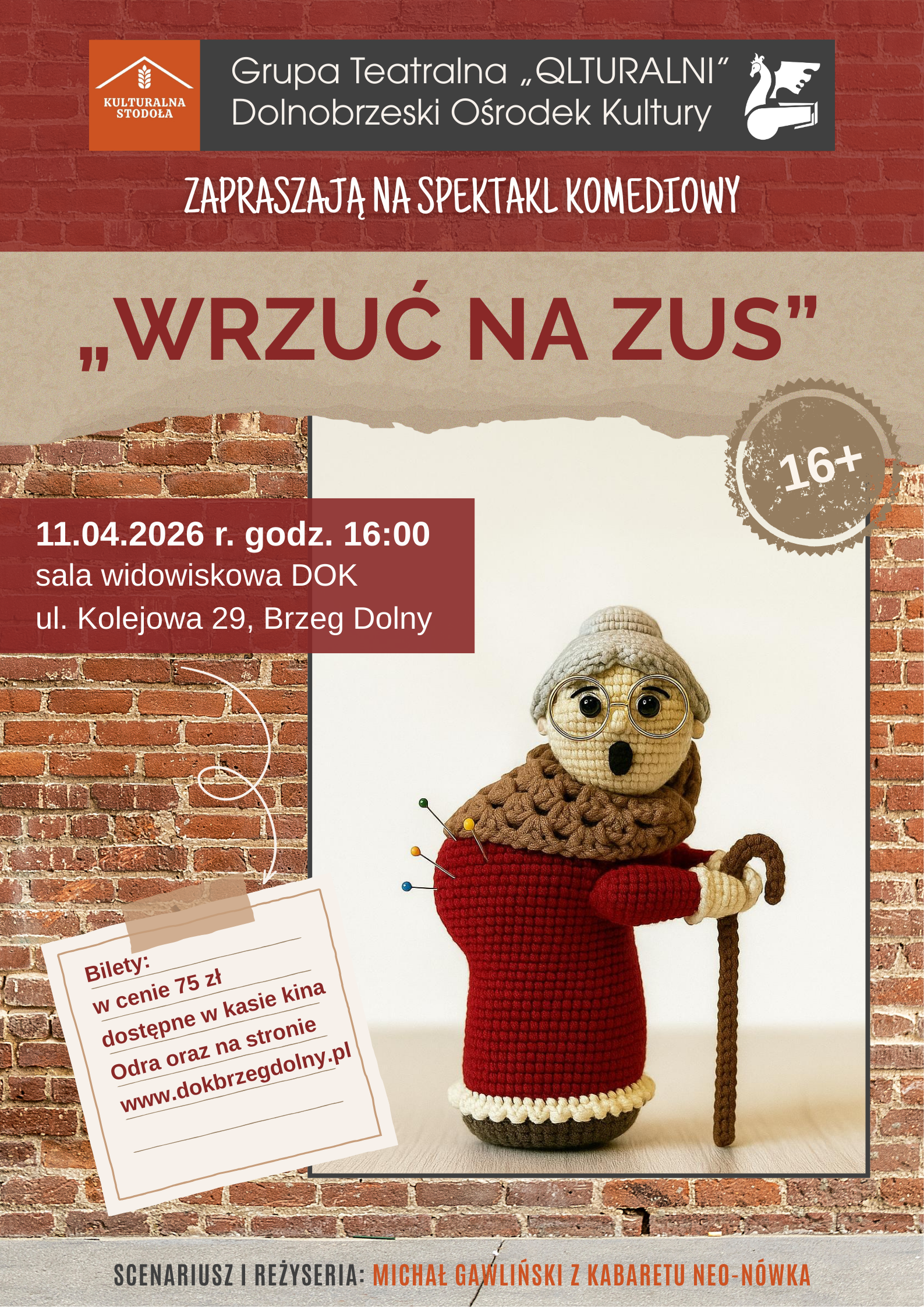 Slider - Spektakl: Wrzuć na ZUS