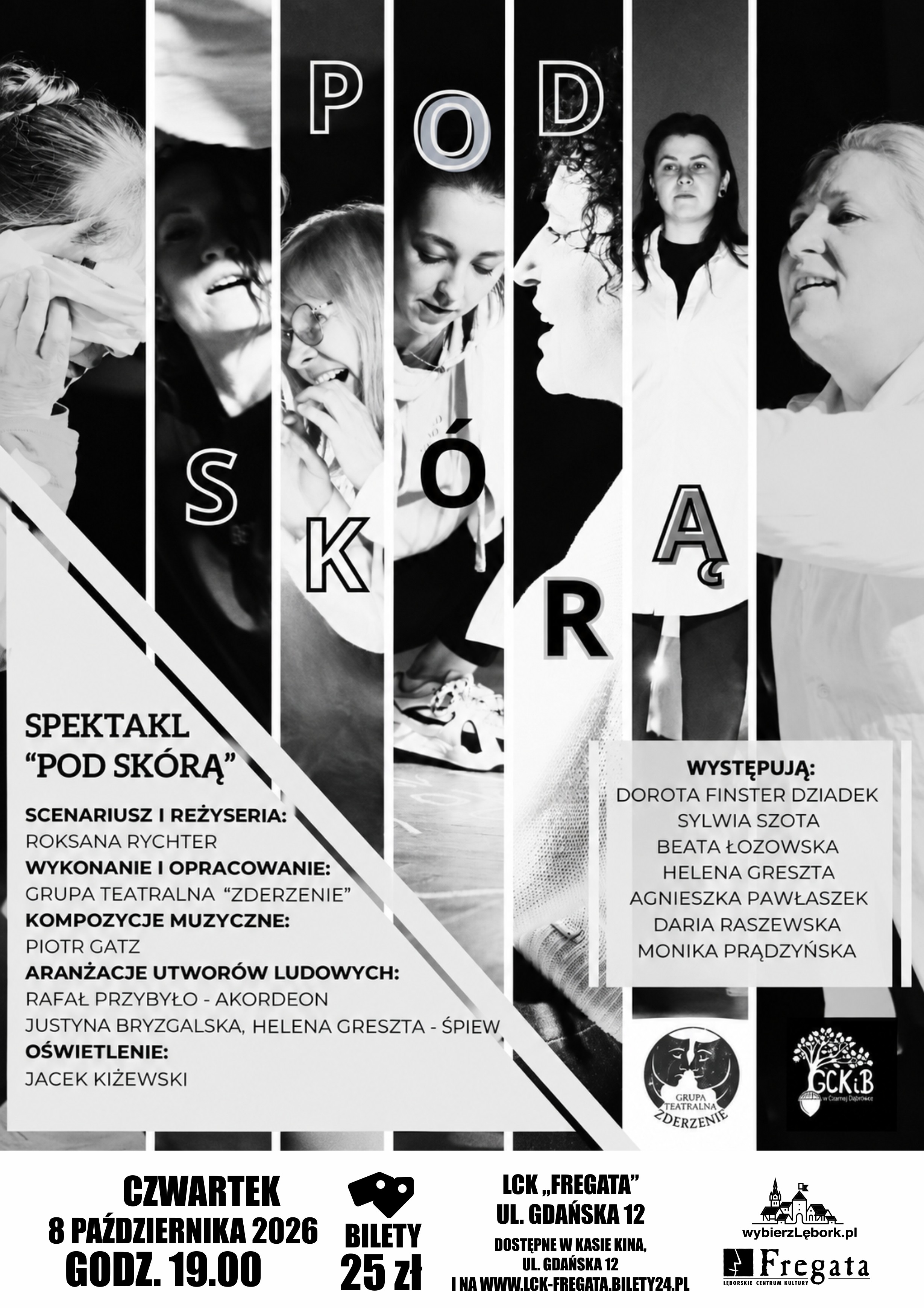 Slider - Spektakl: Spektakl teatralny "Pod skórą"
