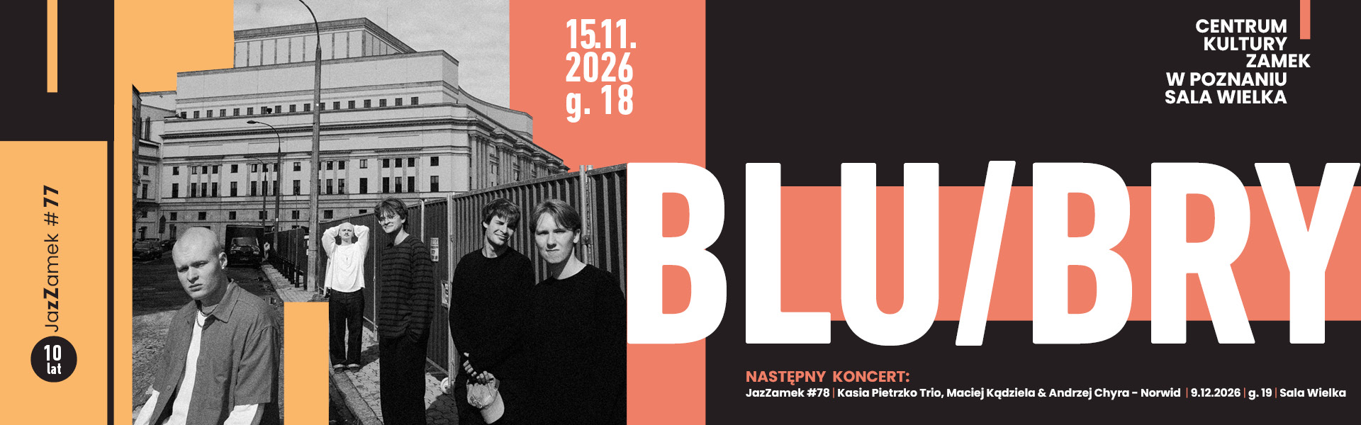 Slider - Koncert: JAZZAMEK #77 | Blu/Bry