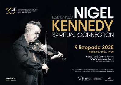 Koncert: Nigel Kennedy „Spiritual Connection” | koncert - 2025-11-09 19:00 - 19:20 - Nowy Sącz