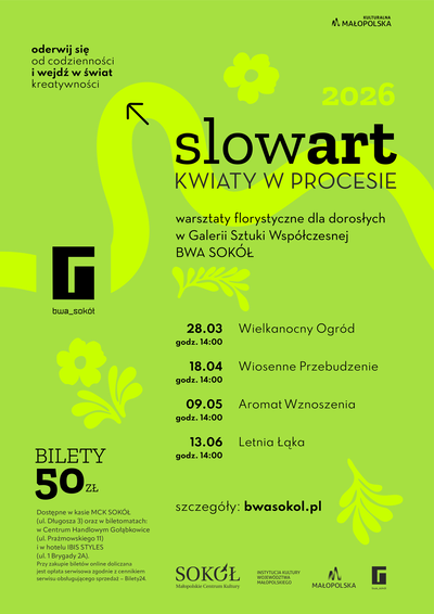 Wydarzenie: Wielkanocny Ogród - SLOW ART | BWA - 2026-03-28 14:00 - 15:00 - Nowy Sącz