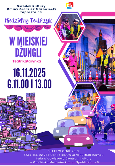 Niedzielny teatrzyk - "W miejskiej dźungli" 