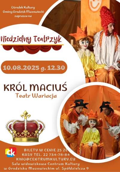 Niedzielny teatrzyk - "Król Maciuś"