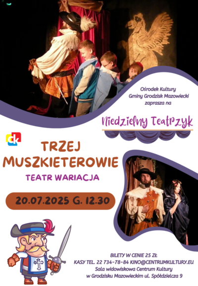 Niedzielny teatrzyk - "Trzej Muszkieterowie"