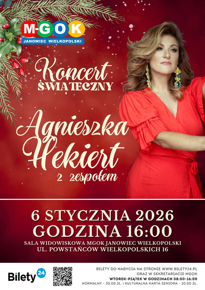AGNIESZKA HEKIERT z zespołem - Koncert Świąteczny