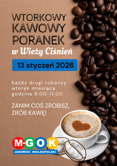 WTORKOWY KAWOWY PORANEK W WIEŻY CIŚNIEŃ