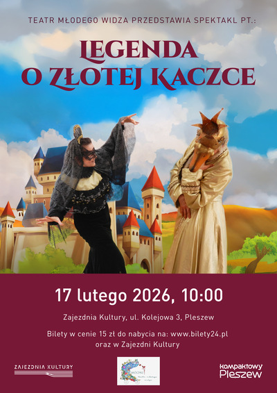 Spektakl: Legenda o Złotej Kaczce – Teatr Młodego Widza - 2026-02-17 10:00 - 10:15 - Pleszew