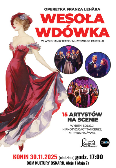 WESOŁA WDÓWKA Operetka Franza Lehara w trzech aktach.