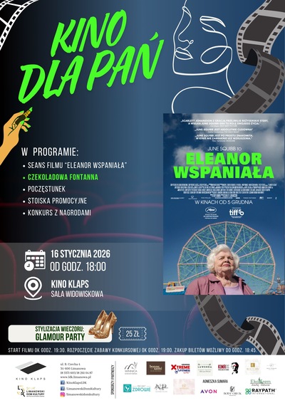 Film: Kino dla Pań - Eleanor wspaniała - 2026-01-16 18:00 - Limanowa