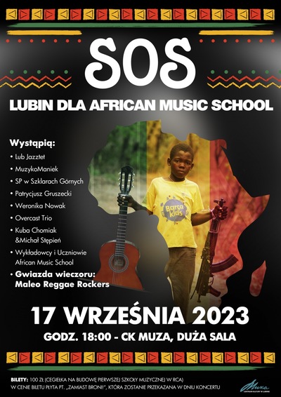 SOS – LUBIN dla African Music School