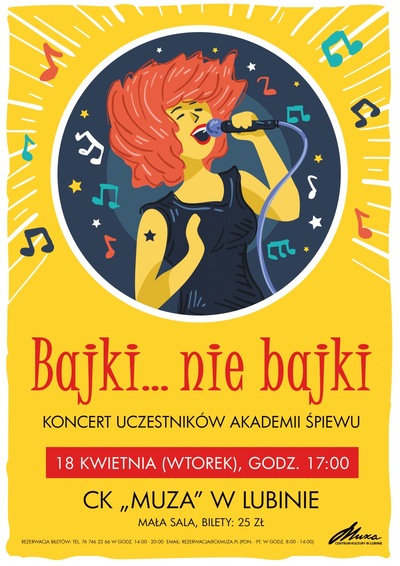 BAJKI... NIE BAJKI - koncert uczestników Akademii Śpiewu