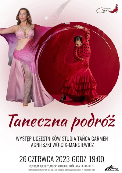 Muzyczna podróż ze Studiem Tańca CARMEN- koncert