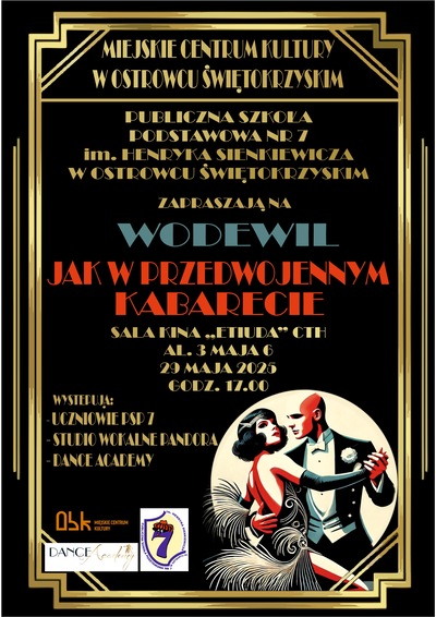 WODEWIL JAK W PRZEDWOJENNYM KABARECIE