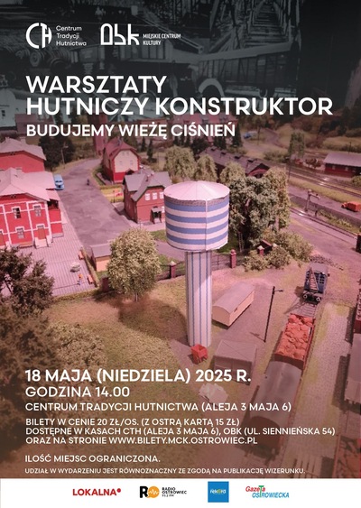 Zbuduj wieżę ciśnień - hutniczy konstruktor