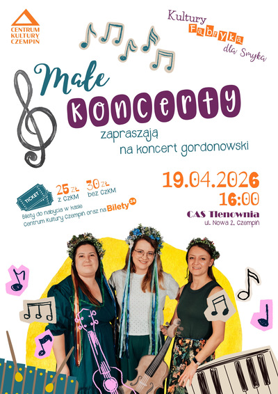 Grafika Małe koncerty.