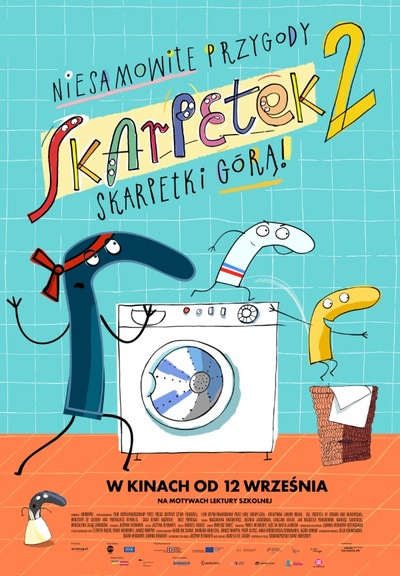 Plakat - Niesamowite przygody skarpetek 2.Skarpetki górą!
