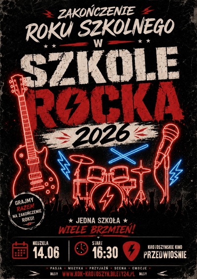 Plakat koncertu