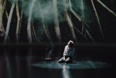 Zdjęcie ze spektaklu Rękopis znaleziony w Saragossie.