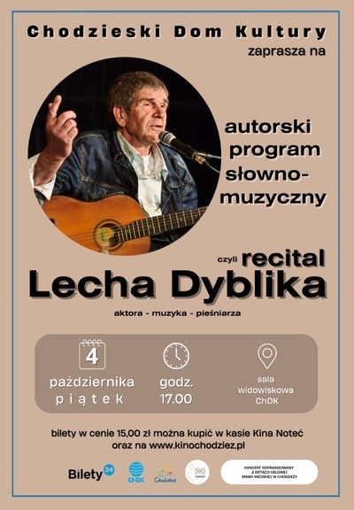 Koncert: Recital Lecha Dyblika - 2024-10-04 17:00 - Chodzież