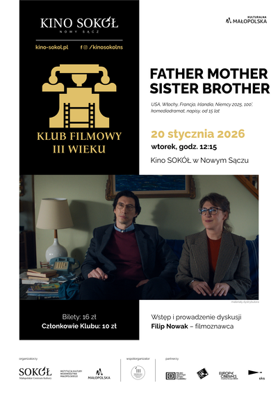 Slider - Film: FATHER MOTHER SISTER BROTHER  - Klub Filmowy III wieku
