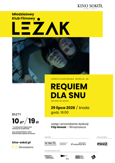Slider - Film: Requiem dla snu (re-release) -  Młodzieżowy Klub Filmowy LEŻAK