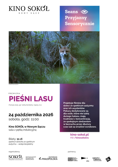 Slider - Film: PIEŚNI LASU - Seans przyjazny sensorycznie