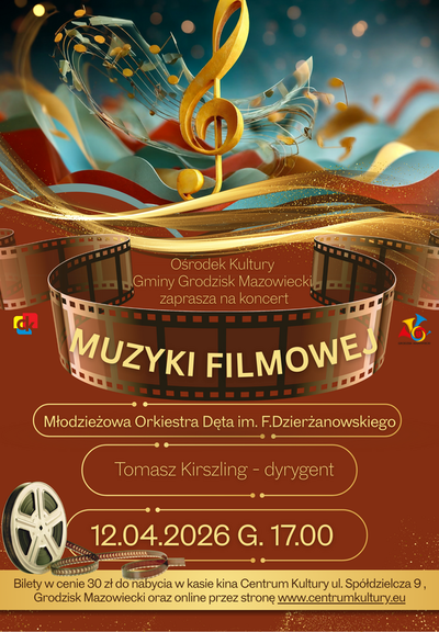 Slider - Koncert: Koncert Muzyki Filmowej - Młodzieżowa Orkiestra Dęta 