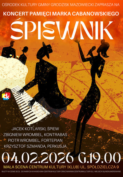 Slider - Koncert: Koncert pamięci Marka Cabanowskiego - "ŚPIEWNIK"