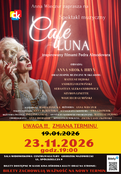 Slider - Spektakl: Café Luna - spektakl muzyczny