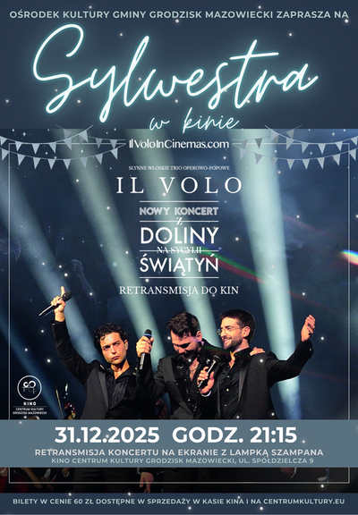 Slider - Koncert: IL VOLO. Koncert z Doliny Świątyń / SYLWESTER W KINIE