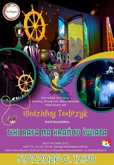 Slider - Spektakl: Niedzielny teatrzyk - "Tiki Rafa na krańcu świata"