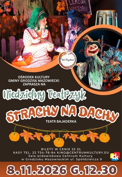Slider - Spektakl: Niedzielny teatrzyk - "Strachy na dachy"