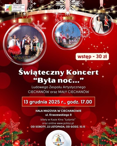 Slider - Koncert: ŚWIĄTECZNY KONCERT "BYŁA NOC..." LZA