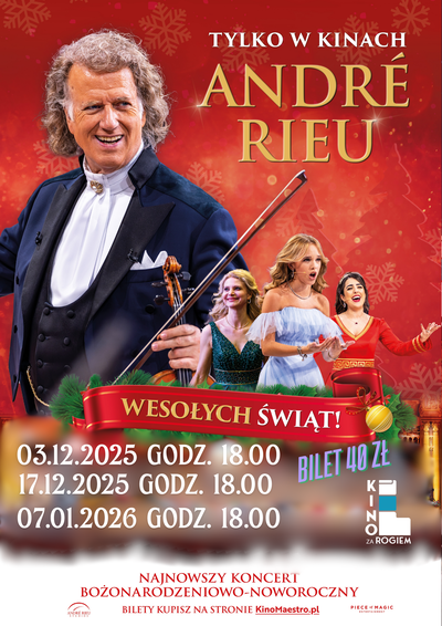 Slider - Koncert: „André Rieu. Wesołych Świąt!” Najnowszy koncert bożonarodzeniowo-noworoczny