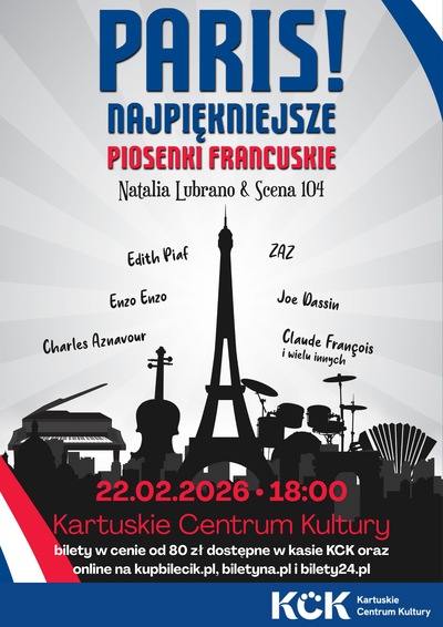 Slider - Koncert: PARIS! Najpiękniejsze Piosenki Francuskie