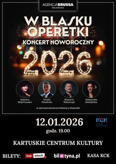 Slider - Koncert: W BLASKU OPERETKI – KONCERT NOWOROCZNY 