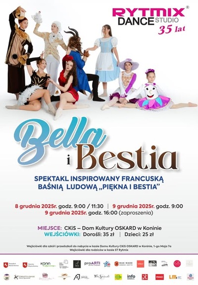 Slider - Koncert: „Bella i Bestia” -jubileuszowy spektakl Studia tańca RYTMIX!