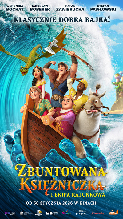 Slider - Film: Zbuntowana księżniczka i ekipa ratunkowa