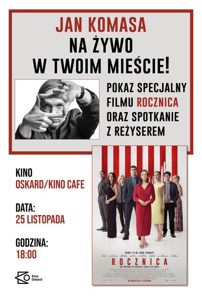 Slider - Film: Jan Komasa na żywo w Kinie Oskard!